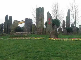 Natural Standing Stone Simulated Landscape Garden