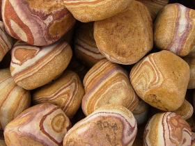 Rainbow Sandstone Pebble