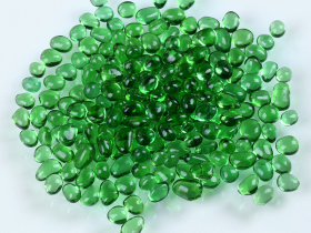 Green Clear Glass Stone for Aquairum