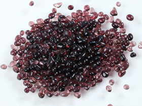 Red Garnet Glass Stone for Aquarium
