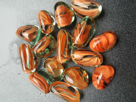 Colorful Glass Marble Bean for Aquairum