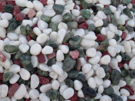 3 Colors Mixed Gravel Stone