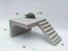 Real Sandstone Turtle Ramp